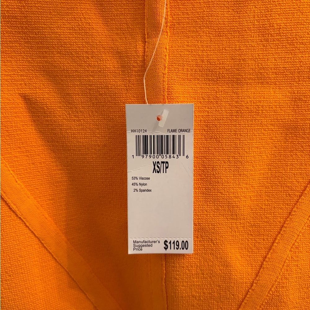 House of Harlow 1960 Bright Orange Crop Top - Picture 5 of 5